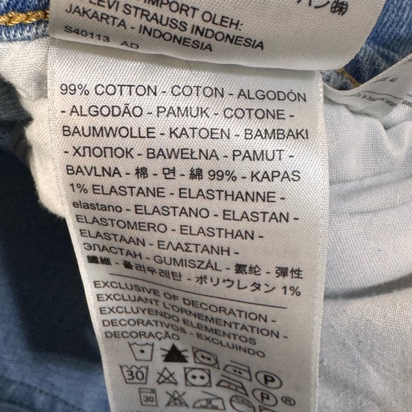 Levi’s Wedgie Straight Jeans 26/26 - Picture 6 of 9